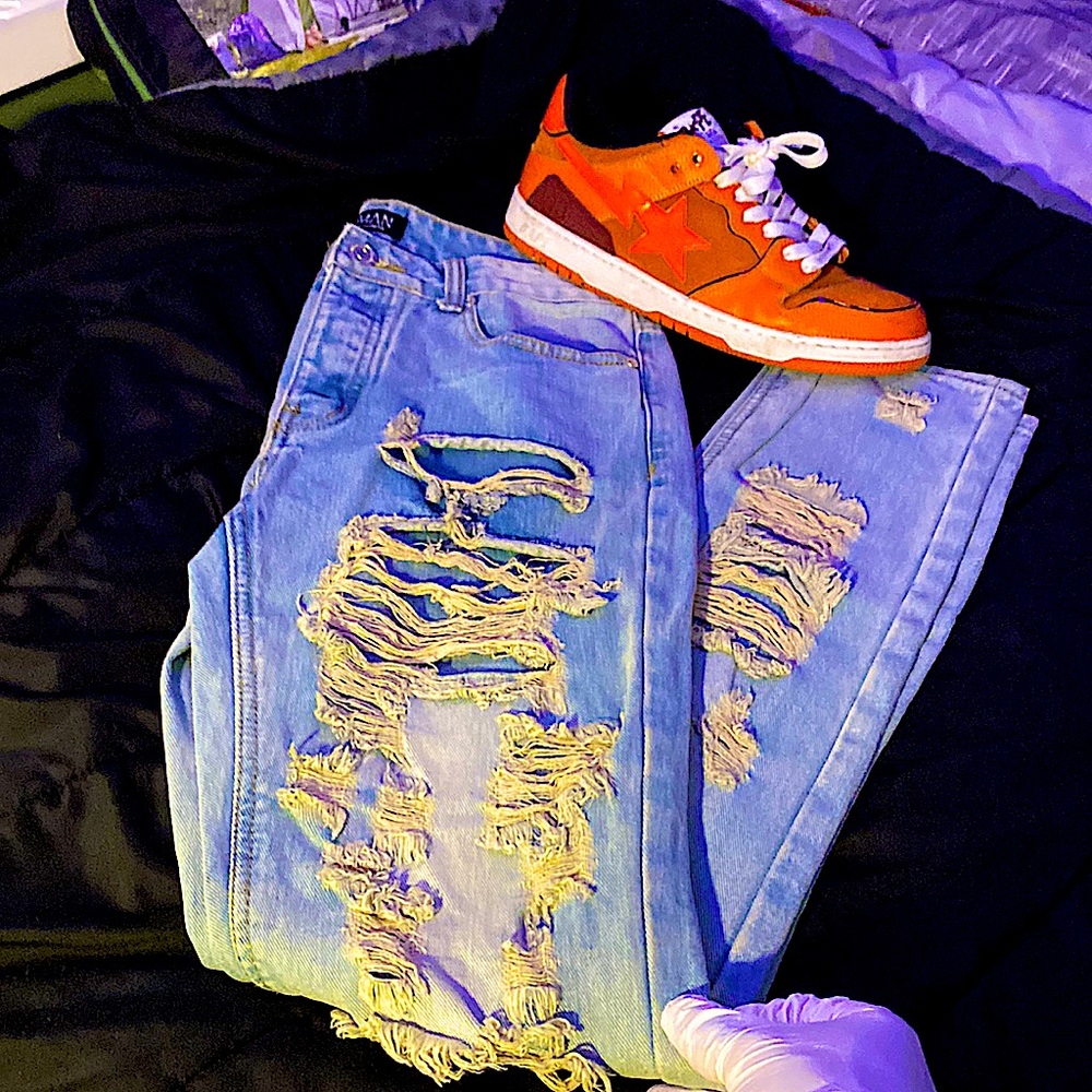 Men’s High Quality Durable Denim Fabric Jeans